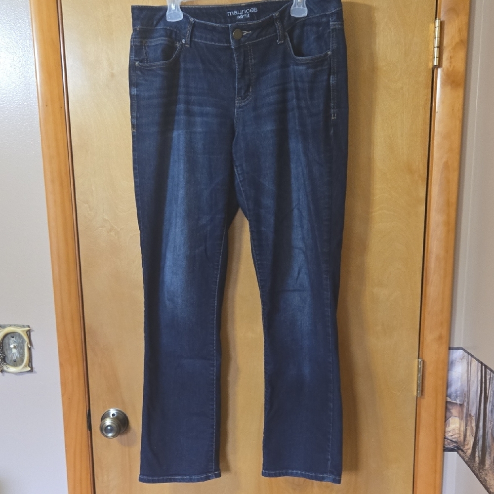 Maurices Women's Size 12 Reg Everflex Bootcut Blue Jeans
